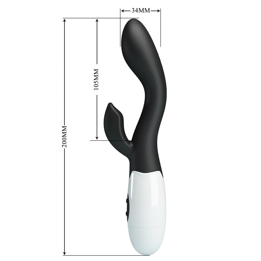 Вібратор - Pretty Love Brighty Vibrator Black Sex Aura Київ - фото 9