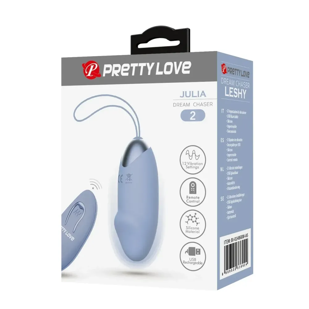 Виброяйцо серии Pretty Love - Julia Dream chaser 2 Blue, BI-014362W-4A5 Sex Aura Киев - изображение 8