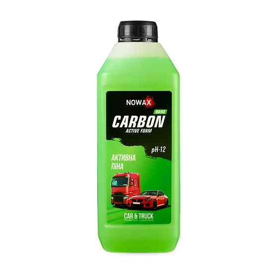 Активна піна Nowax Carbon Nano Active Foam концентрат для безконтактної мийки 1л Львів