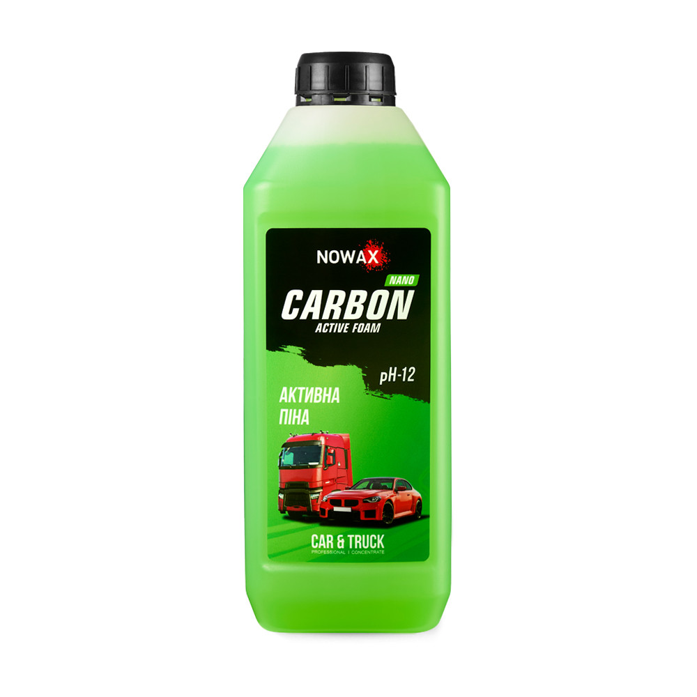 Активна піна Nowax Carbon Nano Active Foam концентрат для безконтактної мийки 1л Львів - фото 1