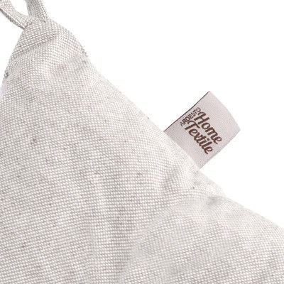 Подушка на стул Ardesto Oliver, 40х40 см, 100% хлопок, нап-ч: 50% холоф, 50% пп, серый светлый (ART02OL) Винница - изображение 4