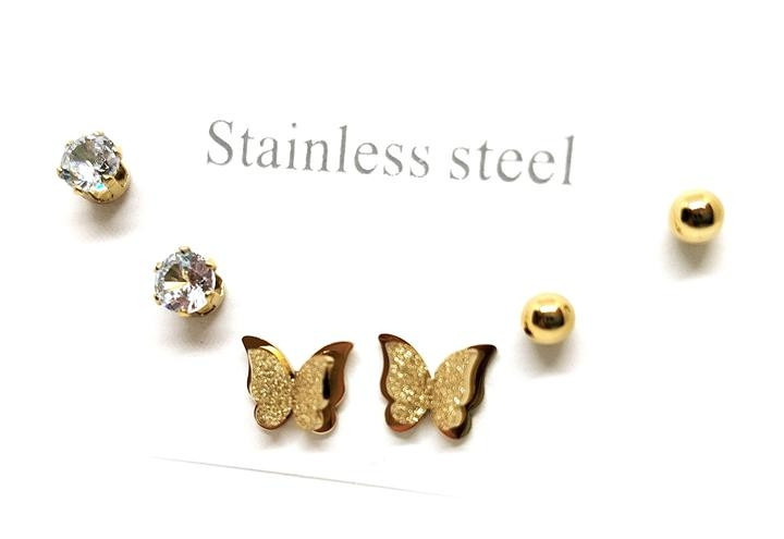 Сережки гвоздики набір Київ - фото 1