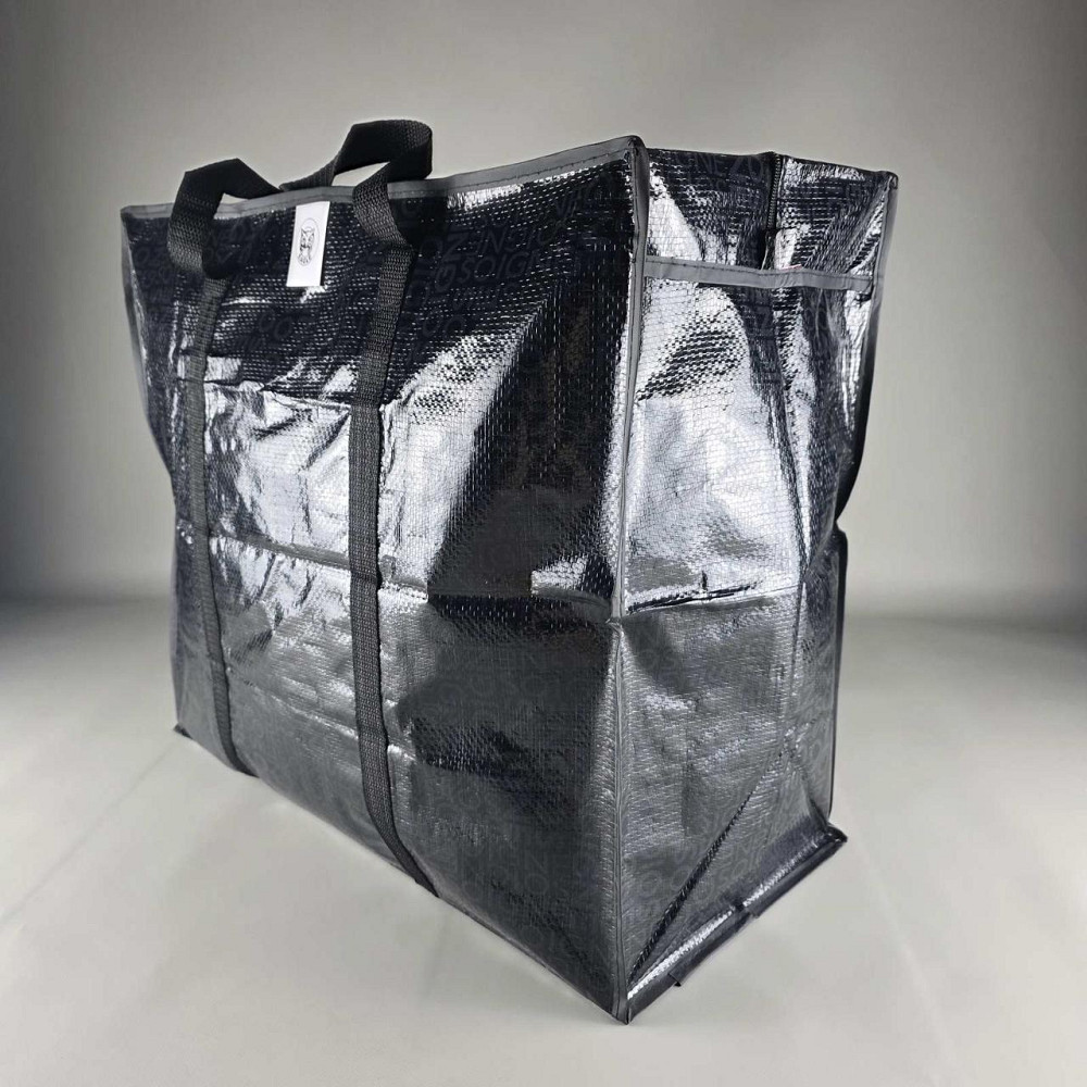 Сумка хозяйственная на змейке , полипропиленовая,  с цветным рисунком  №4 Прошитая (55x48x27) (1 шт) Харьков - изображение 2