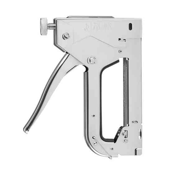 Степлер строительный под скобу 11,3×0,7×4-14 мм, хром, STORM INTERTOOL RT-0107 Киев