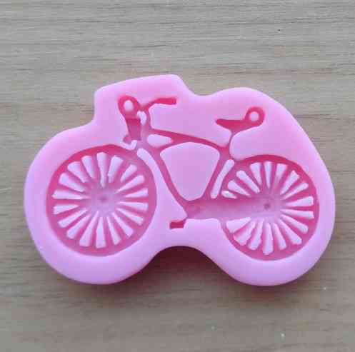 Молд силиконовый Велосипед 54 на 70 мм розовый Киев