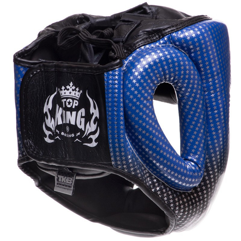 Шлем боксерский с полной защитой кожаный TOP KING-01 S-XL Шлемы для бокса и единоборств Киев - изображение 10