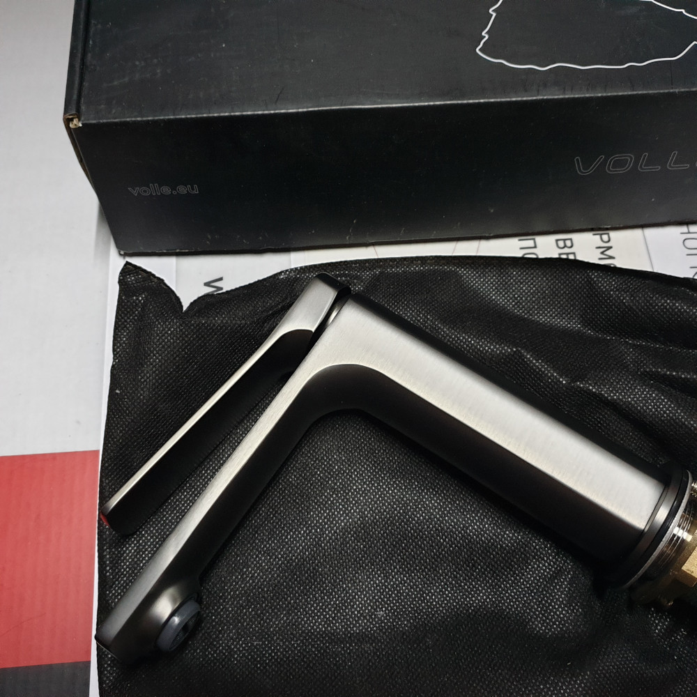 Смеситель для раковины  Volle SOLO pistola gris графит 1510.011105 Киев - изображение 5