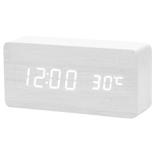 Сетевые настольные часы VST-862-6 температура (USB ААА) Белый Винница - изображение 1