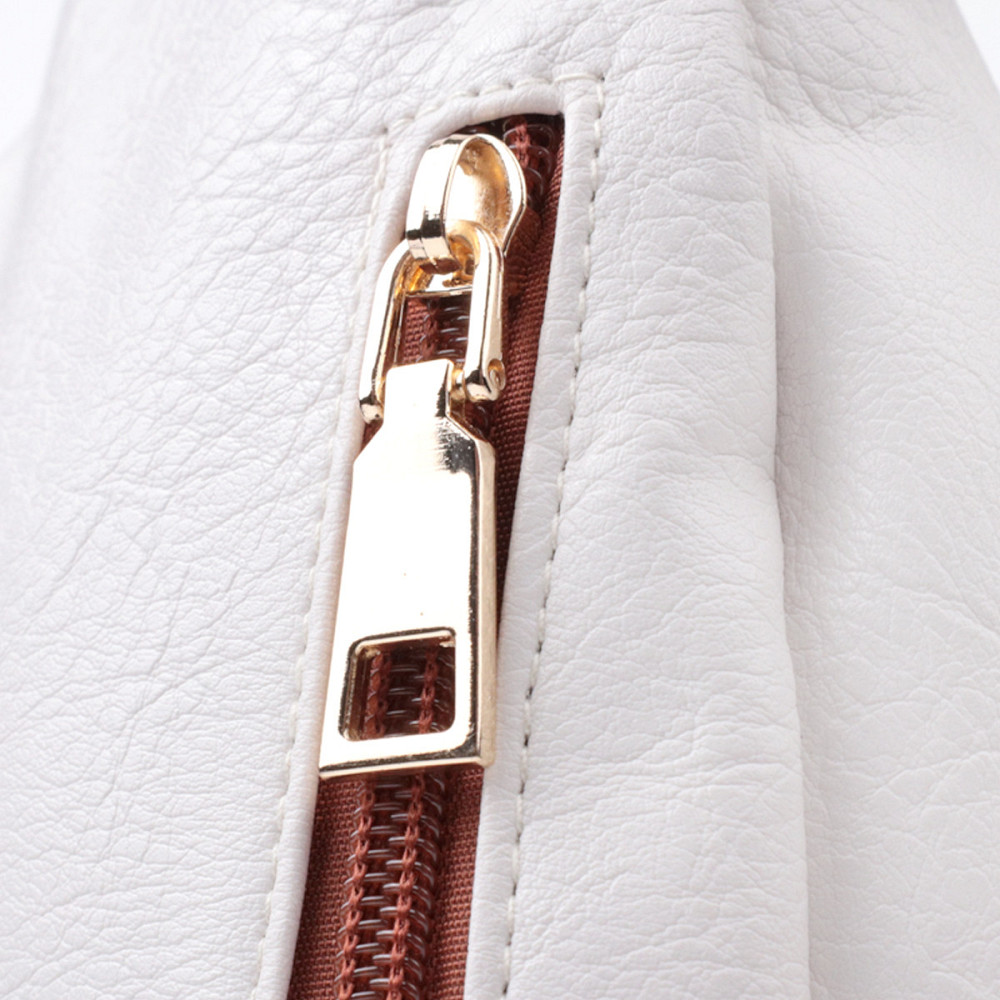 Жіноча сумка через плече з отвором для навушників з екошкіри Vintage 22785 Білий Київ - фото 5