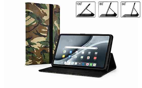 Чохол-книжка PlastGuard для Google Pixel Slate M3  – еко-шкіра, рамкова фіксація планшета, колір Чорний Цукор Київ