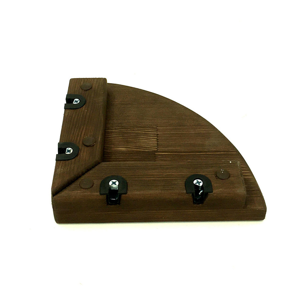 Кутова настінна полиця "Кабарет 18" капучино Миколаїв - фото 4