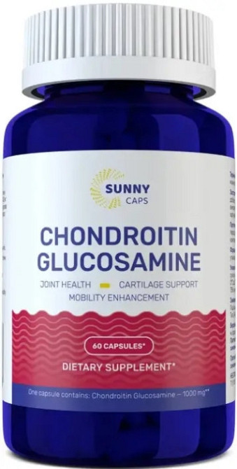 Хондроїтин та глюкозамін Sunny Caps Chondroitin and Glucosamine Powerful 60 капс Київ - фото 1