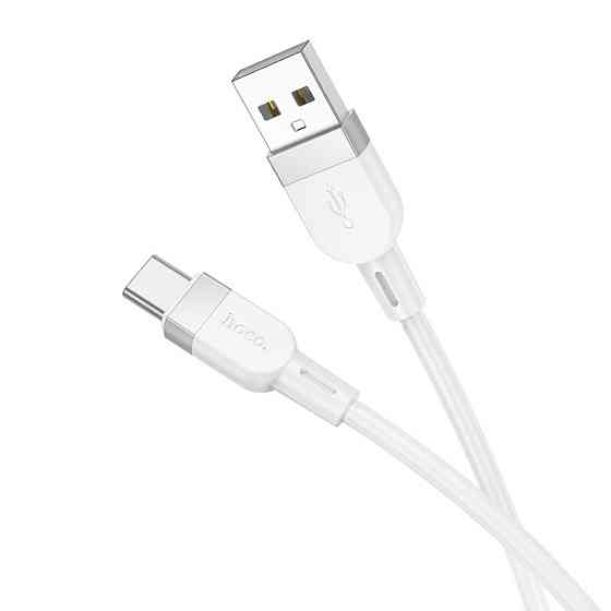 Кабель HOCO X109 Energy silicone charging data cable Type-C(L=1M) White Київ