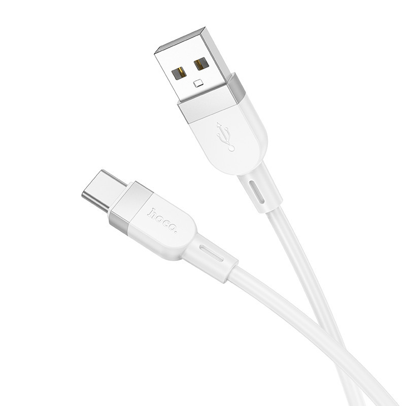 Кабель HOCO X109 Energy silicone charging data cable Type-C(L=1M) White Київ - фото 3
