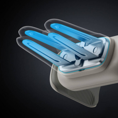 Универсальный автодержатель Baseus 4.7-6.7" Steel Cannon 2 (на решетку) creamy-white (SUGP000002) Винница - изображение 9