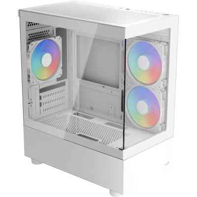 Корпус для ПК AeroCool Viewport Mini-G-WT-v2 White (ACCM-ES09133.21) Винница