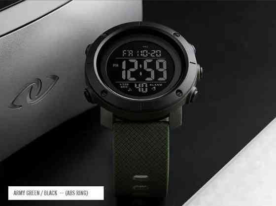 Мужские спортивные часы Skmei 1426  Зеленый с черным циферблатом Киев