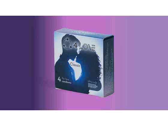 Презервативи 4шт Classic ТМ 4LOVE Киев