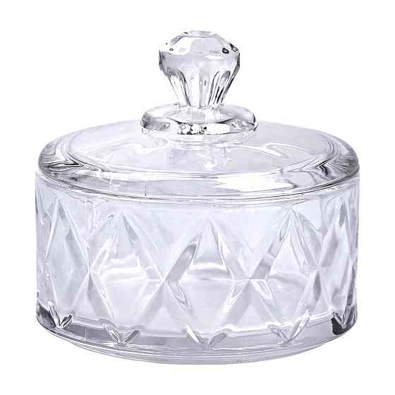 Цукерниця з кришкою Ø 10 скляна HP-YH-20 Київ