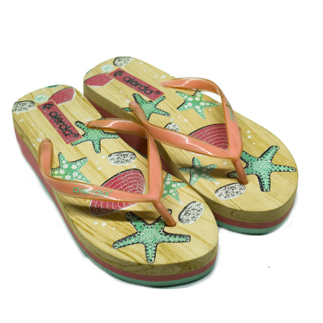 Вьетнамки купить платформа шлепанцы Морская звезда AIERDA (36,37,38,39,40,41) Персиковый W25061 Одесса - изображение 2
