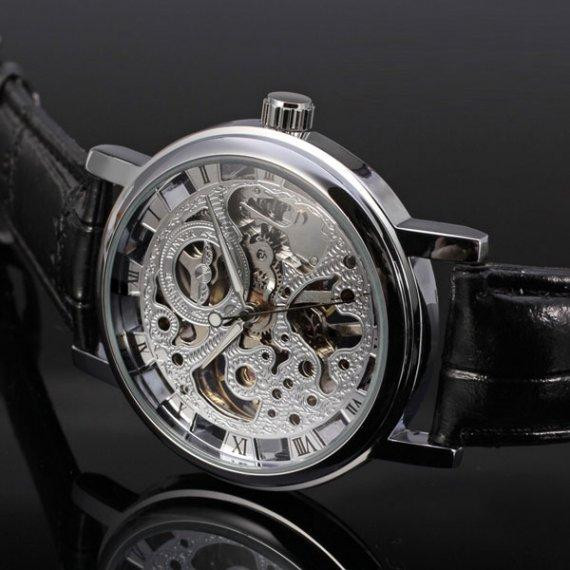 Чоловічий наручний класичний годинник Winner Silver Вінниця - фото 8