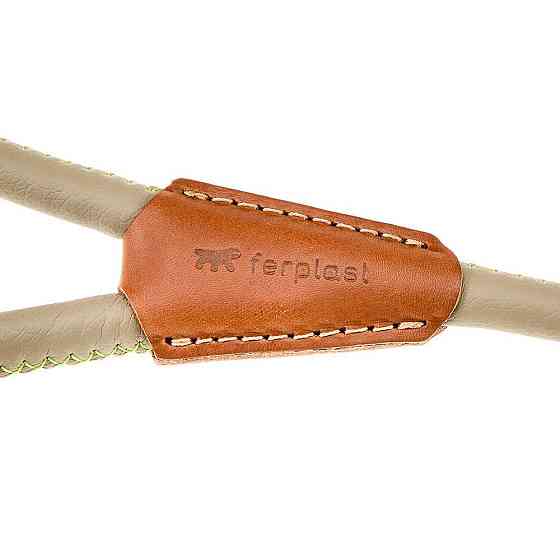 Повідок з екожі для собак Ferplast Derby G (Ферпласт Дербі Джі) G 12/110 - he 12 мм x L 110 см, Сірий Запоріжжя