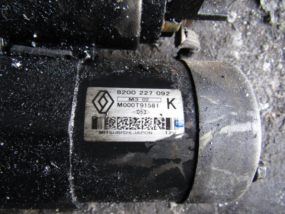 Стартер Renault Kangoo 1.9 dci 2003-2007 Ковель - изображение 5