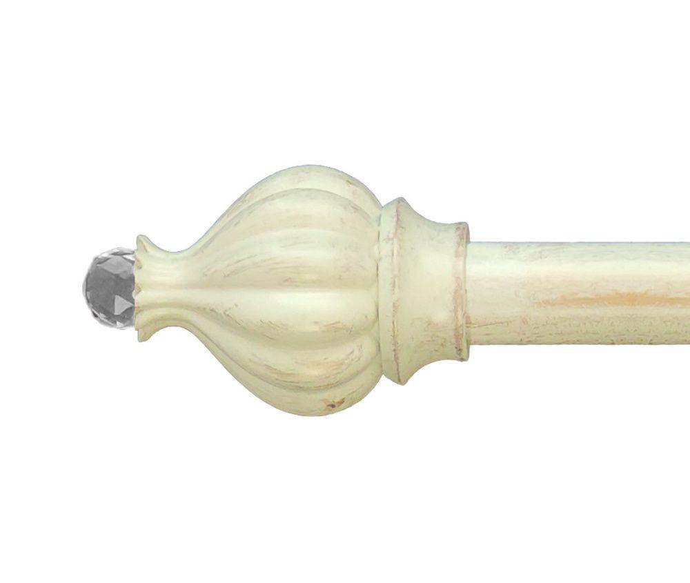 Закінчення для карнизу Orvit ТАДЖА-КРИСТАЛ 25 мм БІЛЕ ЗОЛОТО (матове) Львов - изображение 1