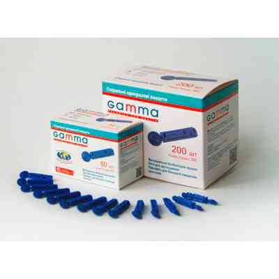 Ланцети Gamma 50 шт. (7640162324649) Вінниця
