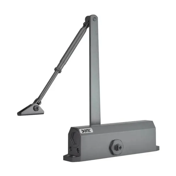Дверний доводчик Dortec DT-65H Graphite з фіксацією дверей у відчиненому положенні (63-00057) Київ