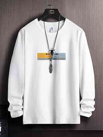 Світшот білий жіночий з принтом 2711524756 розмір 52 Дніпро