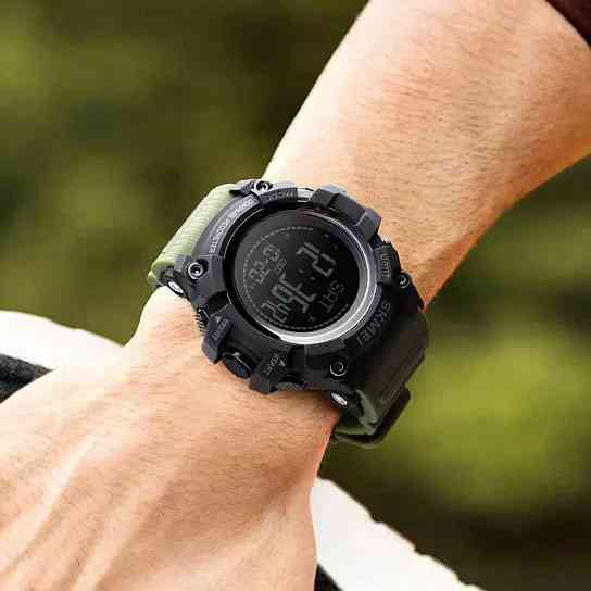 Часы для туризма SKMEI 1356AG, Наручные часы для армии, Военные часы спецслужб спортивные скмей KV-48 Львов