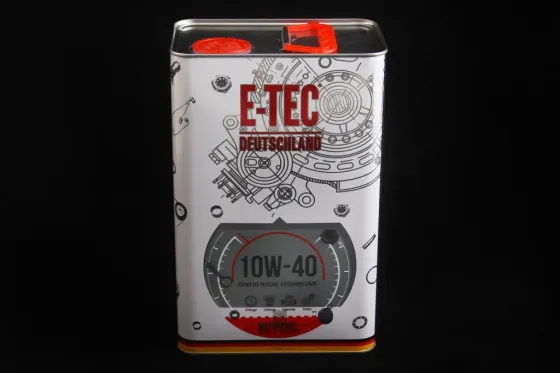 Мастила 10W-40 E-Tec метал, каністра SM/CF 4л/3.52 Кг Вінниця