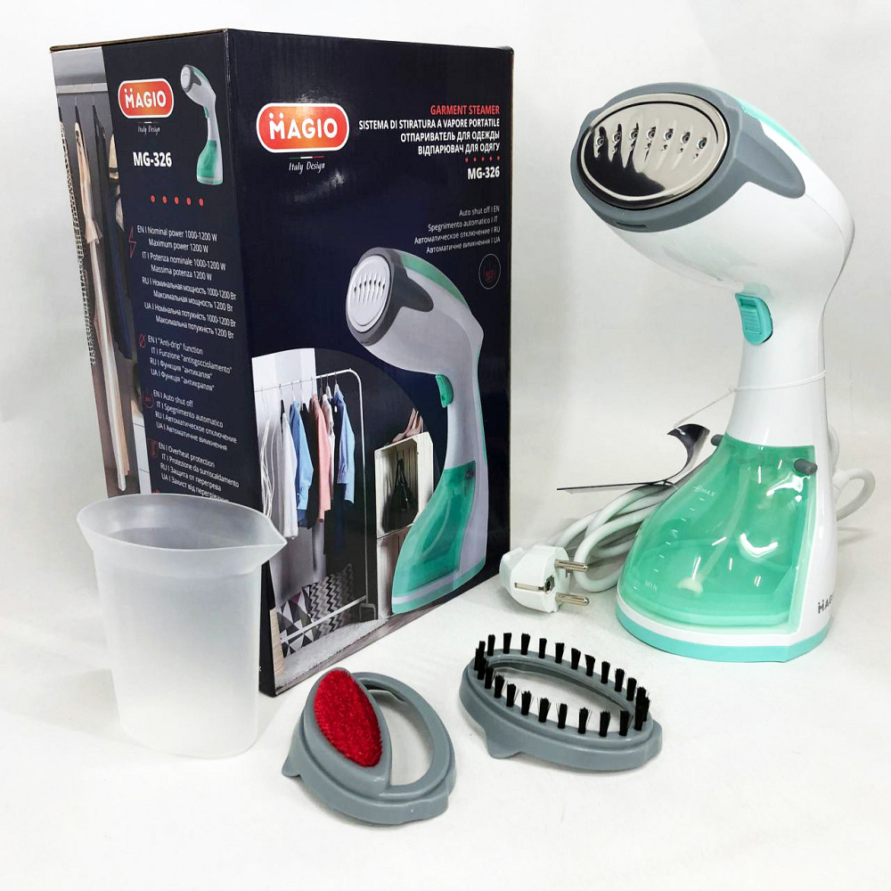 Ручний портативний електричний відпарювач MAGIO, Пароочисники для штор, Праска парова для різного одягу GK-94 Львів - фото 11