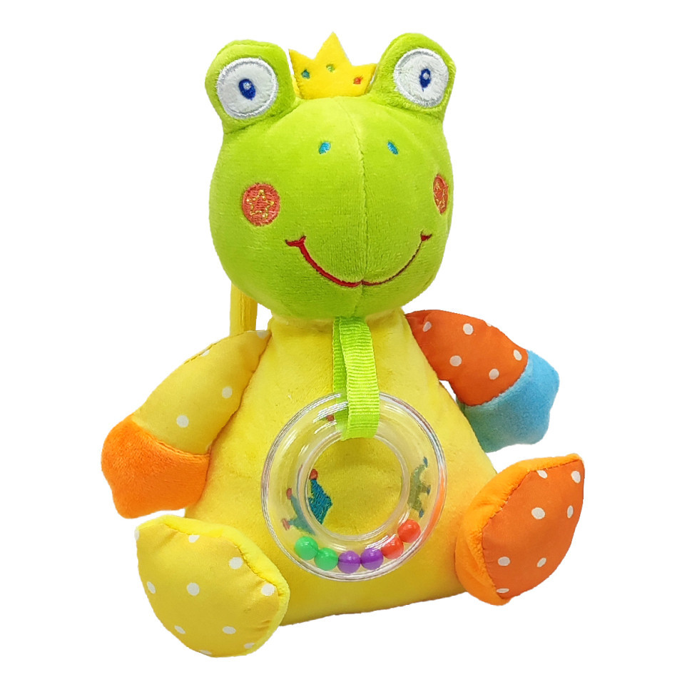 Погремушка - мягкая игрушка Bambi C20560 с музыкальным механизмом Лягушка Винница - изображение 1
