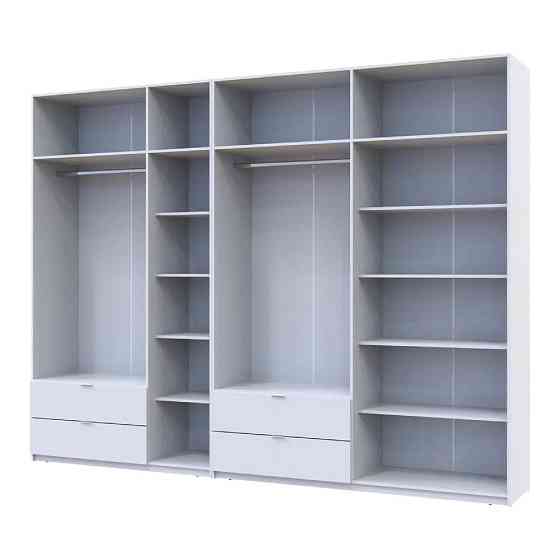 Шкаф для одежды Doros Лукас Белый 3+4 ДСП 315х50х240 DRS-011689 (42005134) Львов