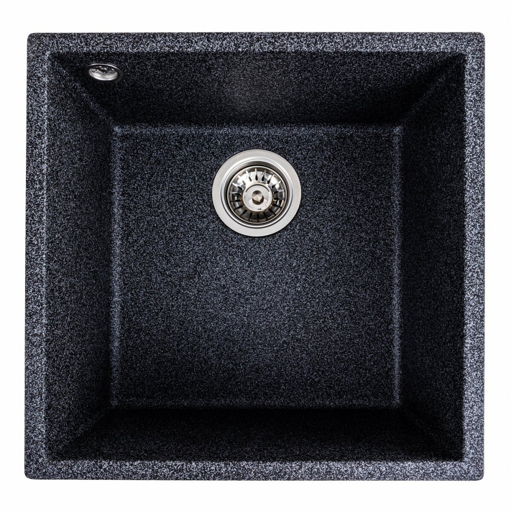 PLATINUM Гранітна мийка для кухні Platinum 4040 RUBA матовий Графіт Київ - фото 1