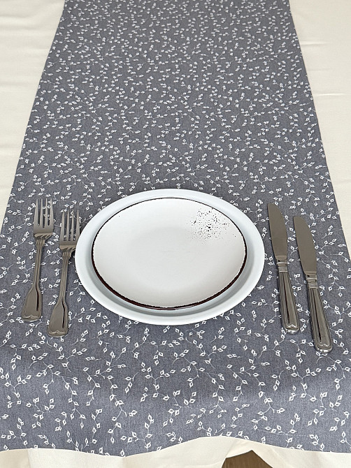 Ecotton Ранер доріжка Ecotton DUCK 45x170 см для обіднього столу водовідштовхувальна сірий (V 1 Киев - изображение 9