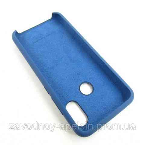 Xiaomi Redmi 6 pro Mi A2 lite чехол синий Silicone Cover navy Одесса