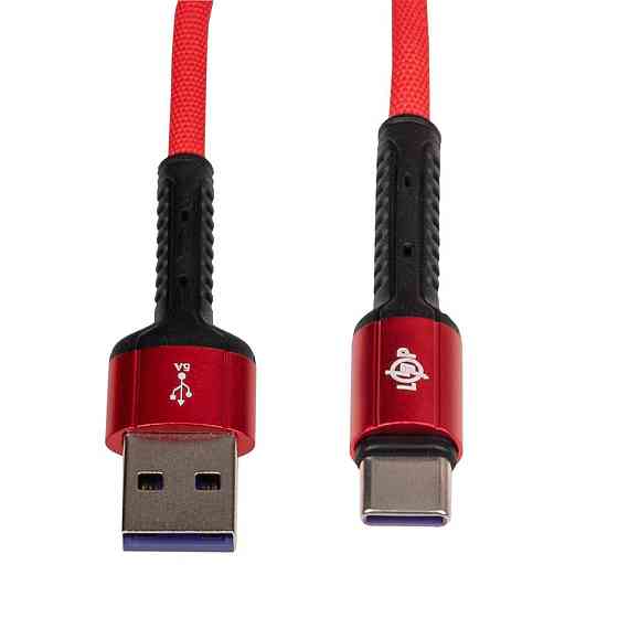Кабель (шнур) LP USB 3.0 to USB Type-C 5A с быстрой зарядкой (QC) 1м LS63C-5A Киев