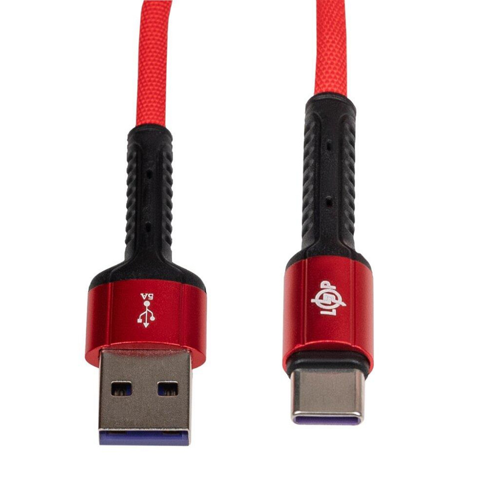 Кабель (шнур) LP USB 3.0 to USB Type-C 5A зі швидкою зарядкою (QC) 1м LS63C-5A Київ - фото 1