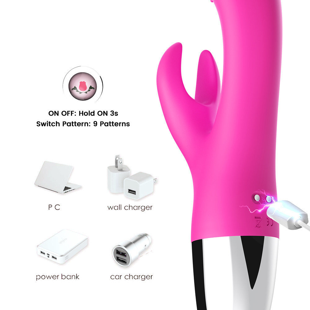 Вибратор с двойной стимуляцией Rabbit pink Sex Aura Киев - изображение 4