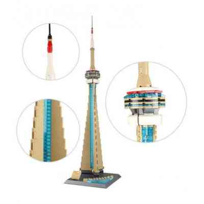 Конструктор Wange Си-Энн-Тауэр. Телевизионная башня Торонто (WNG-CN-Tower) Винница