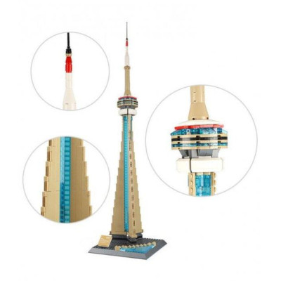 Конструктор Wange Си-Энн-Тауэр. Телевизионная башня Торонто (WNG-CN-Tower) Винница - изображение 2
