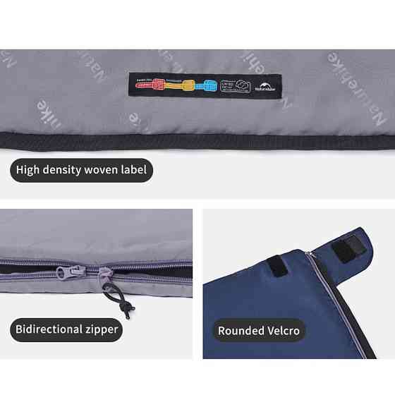 Спальний мішок Naturehike LW180 CNK2550WS026 Sunny Day PL01, (14°C) XL синій Київ