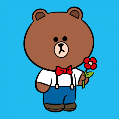 Картина по номерам Santi Лайн Френдс Браун з квіткою 25*25см полотно кольорове (955020) Винница - изображение 1