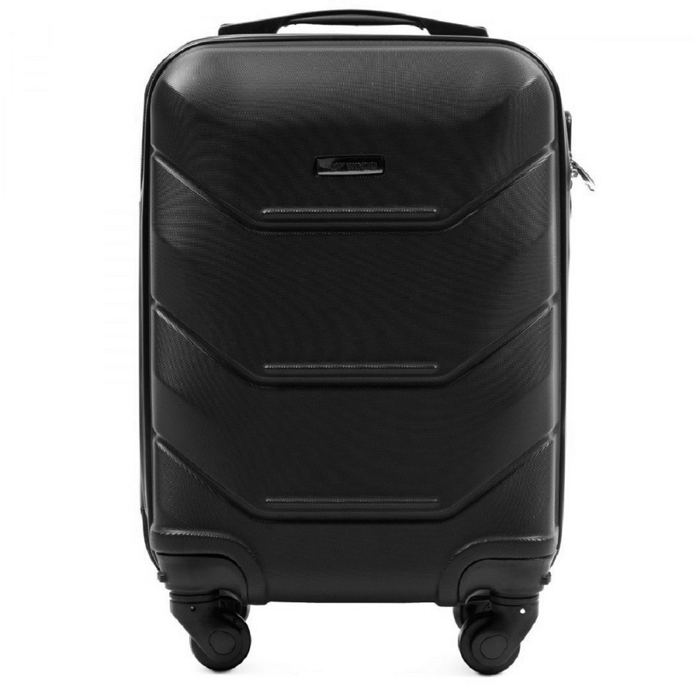 Валіза пластикова WINGS 147 мала чорна Київ - фото 2