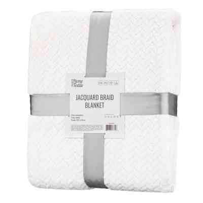 Плед Ardesto Jacquard Braid 200х220см, 100% поліестер, айворі (ART0202JB) Вінниця