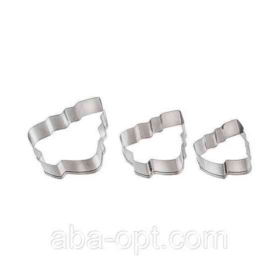 Різак з нержавіючої сталі " ялинка міні" ( 3 шт ) Одеса