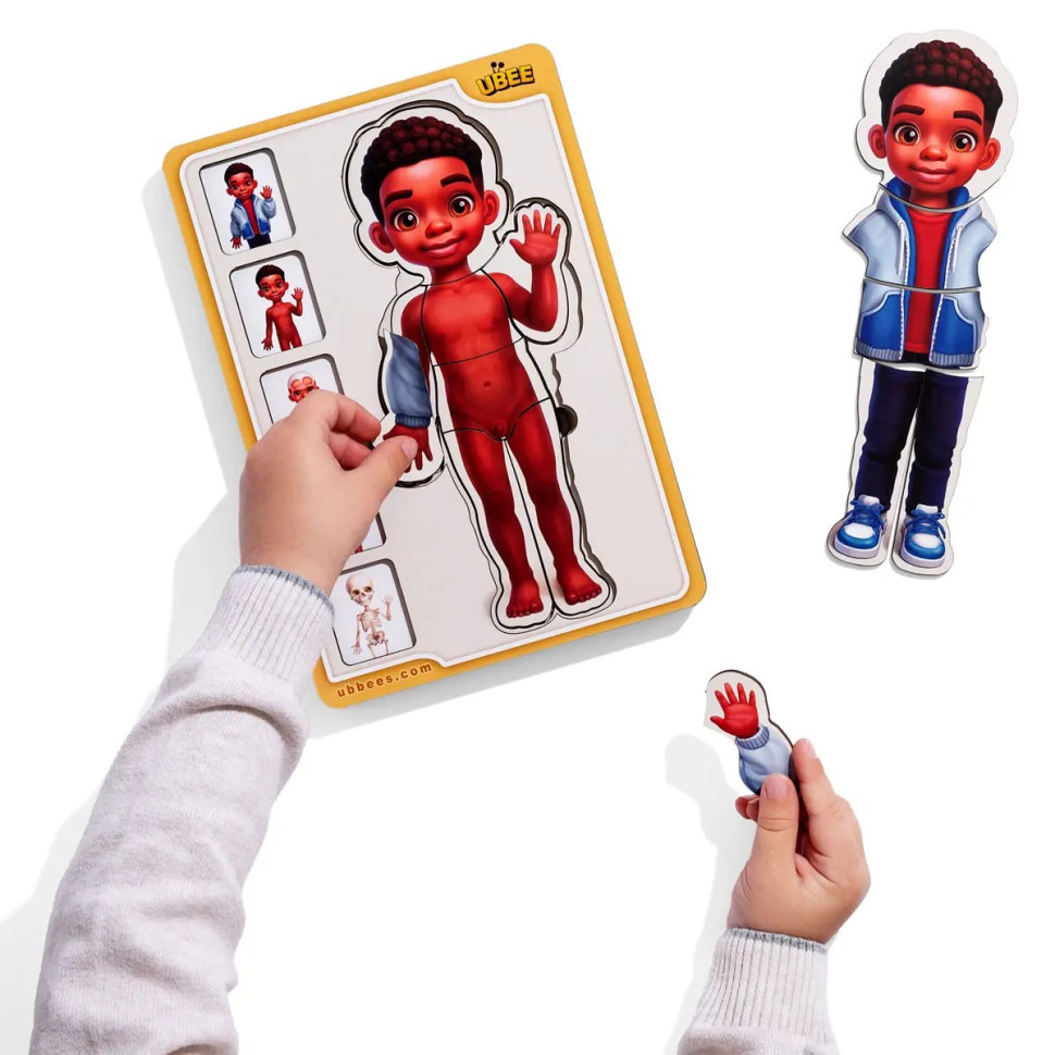 Деревянный пазл-вкладыш 